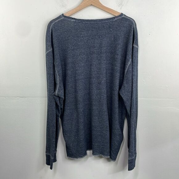 Reclaim Men's Blue Standard Fit Long Sleeve Thermal Shirt Size XXL Soft Comfy - Picture 6 of 12